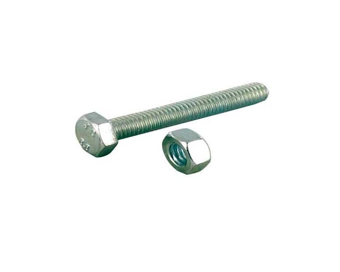 Bout & moer M6 x 40 mm 2 stuks