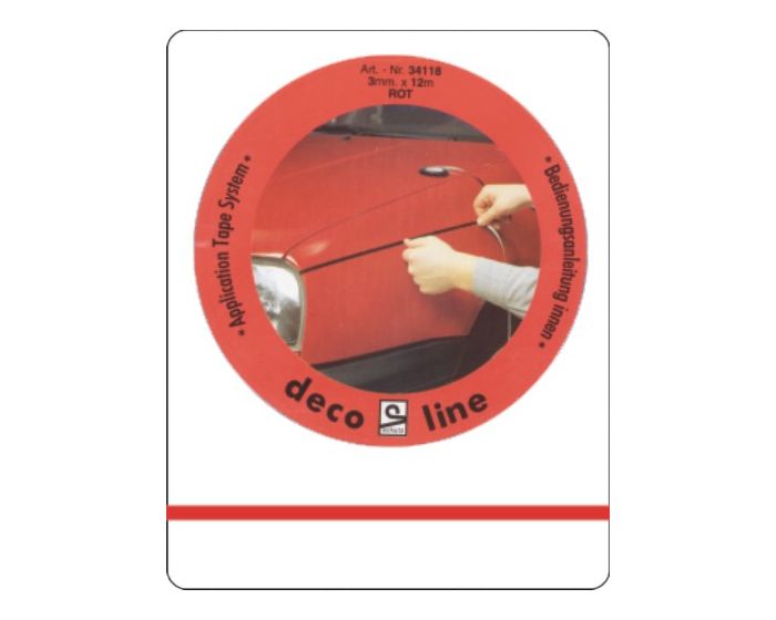 Bies rood 3mm sticker