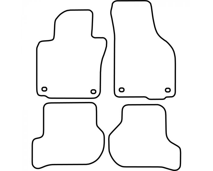 Automatten Volkswagen Golf V 2003-2007