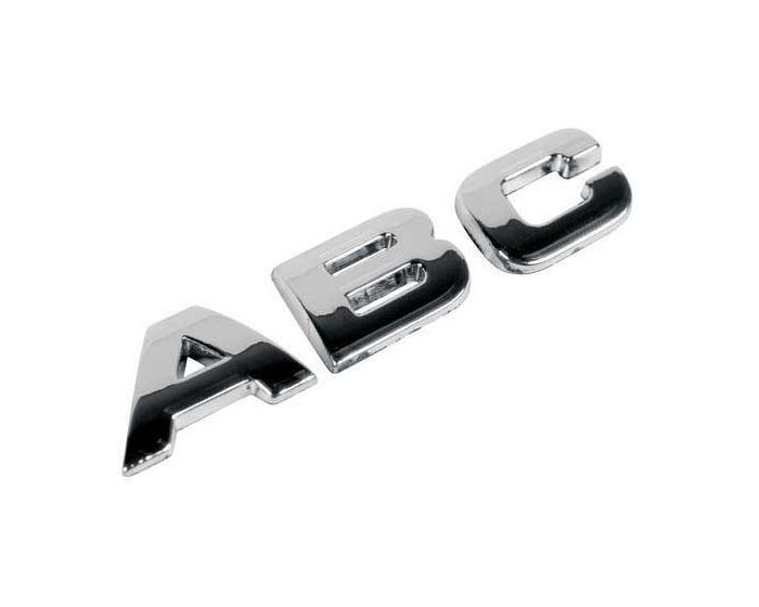 3D letter chroom - A