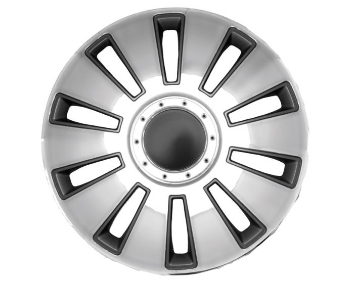 Silverstone Dark Chrome - 15 inch wieldoppen