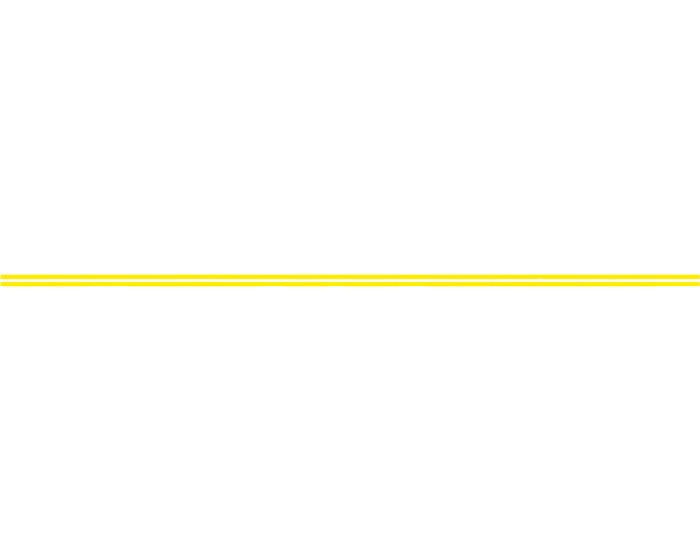rallystriping neon geel sticker