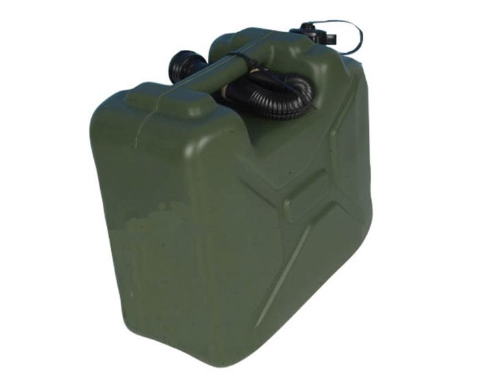 Jerrycan 10ltr plastic groen