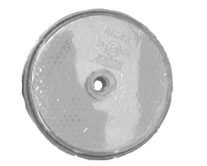Reflector 60mm schroef wit