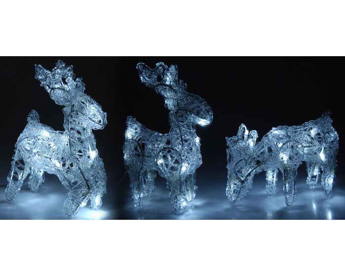 Rendier 20 cm 16 LED lampjes