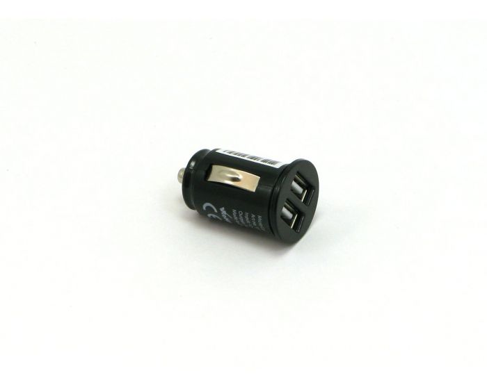 2x USB Autolader 12V zwart
