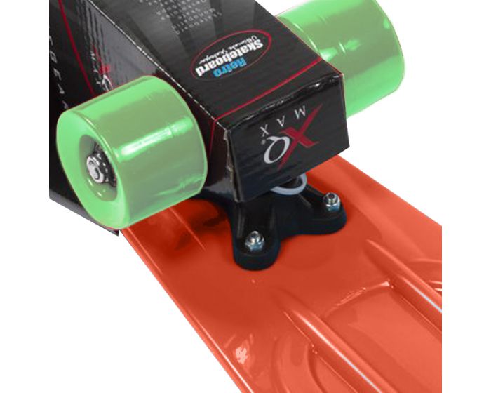 Skateboard XQ Max Retro Rood/Oranje