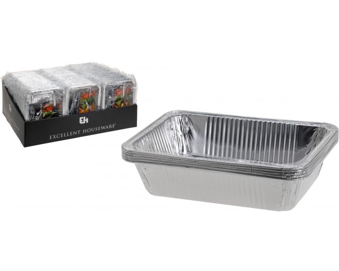 Grill bakjes set 5 stuks