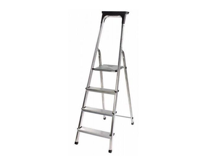 Brennenstuhl Aluminium Huishoudladder 4 treden - 1401240
