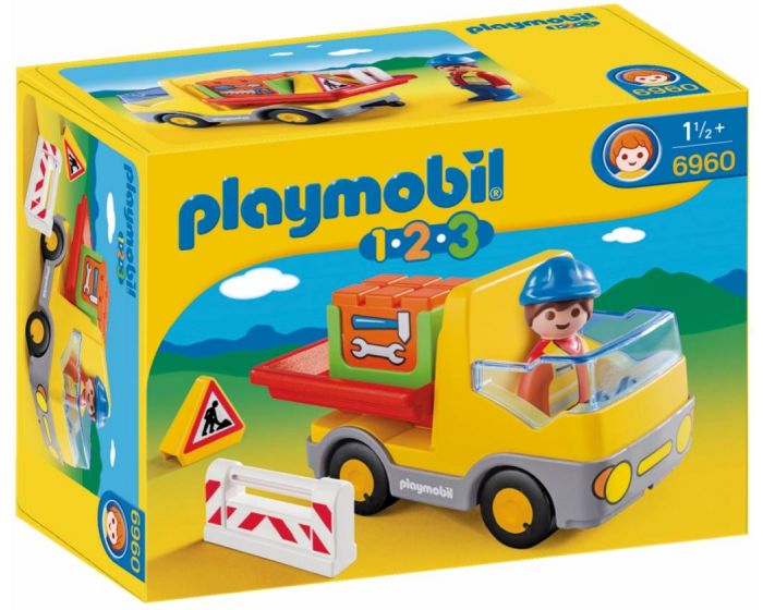 Playmobil 123 Vrachtwagen met laadklep - 6960
