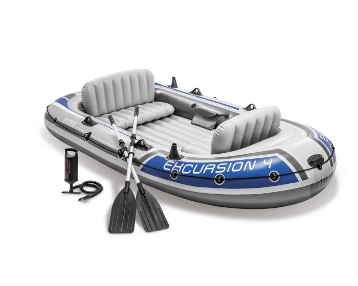 Opblaasboot Intex - Excursion 4 Set