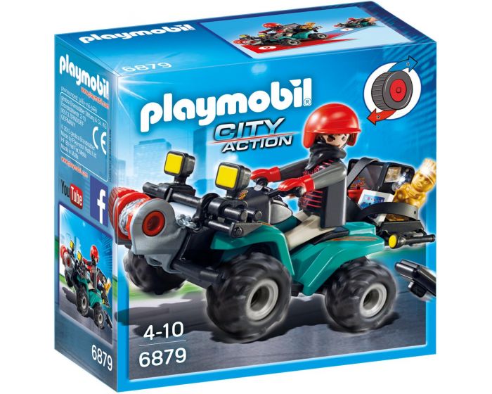 Playmobil Bandiet en quad met lier - 6879