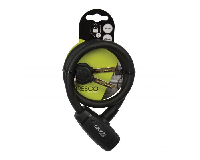 Kabelslot 60cm, 2 sleutels 12mm
