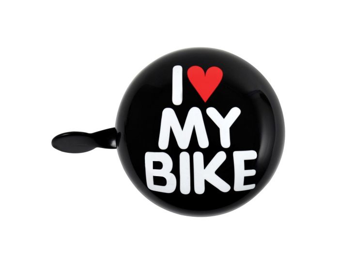 Fietsbel dingdong I love my bike 80 mm