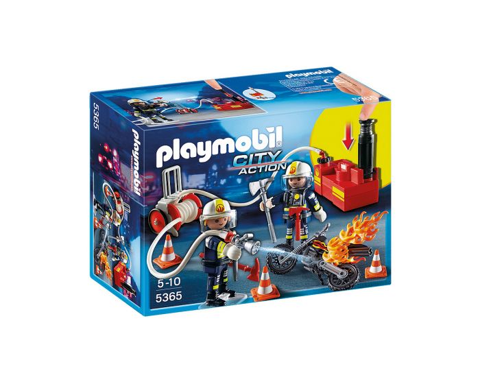 Playmobil Brandweermannen met brandslang - 5365