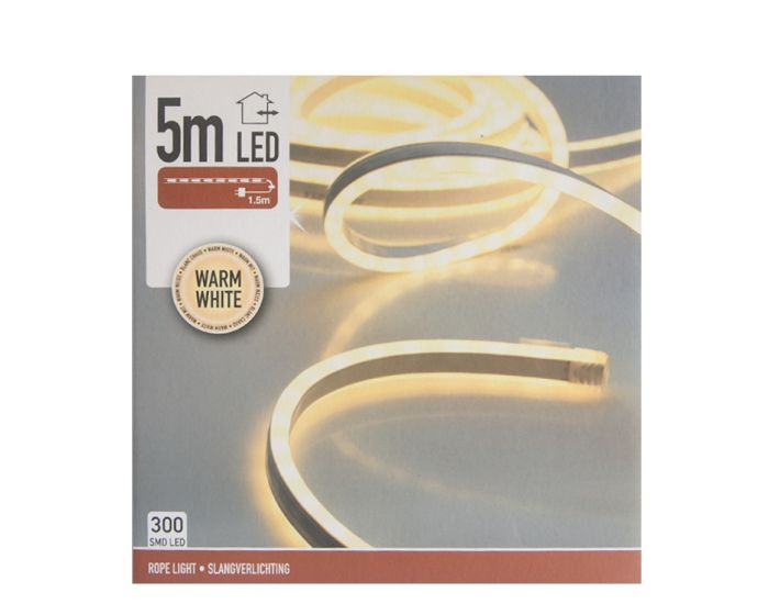 Slangverlichting met SMD warm wit LED - 5 meter