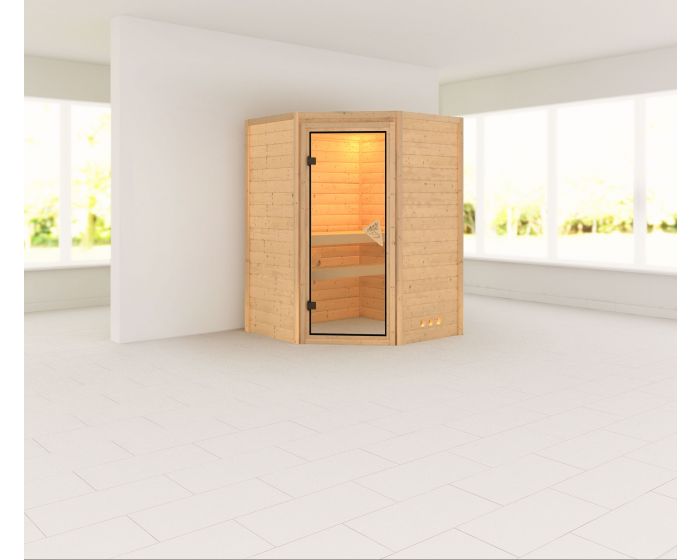 Interline balkensauna Ronni 1-2pers. 144 x 144 x 200 cm