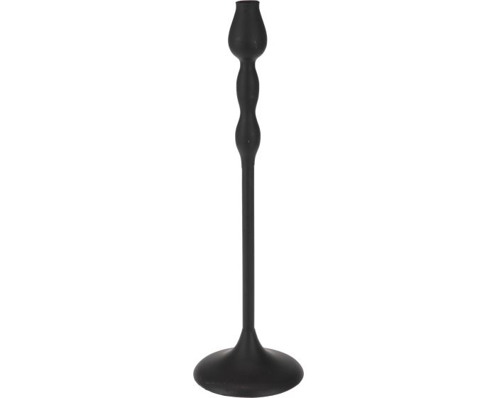 Kandelaar zwart 13x45cm