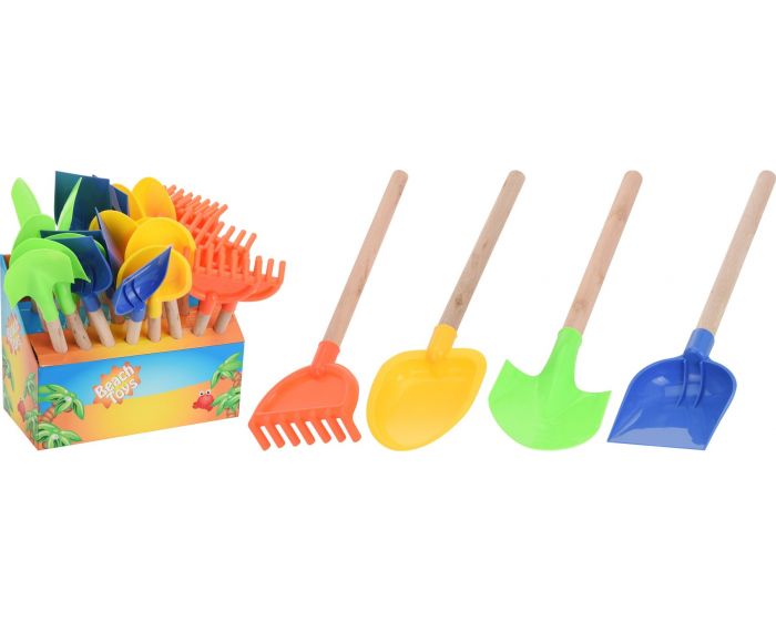 Houten strandschep 42cm