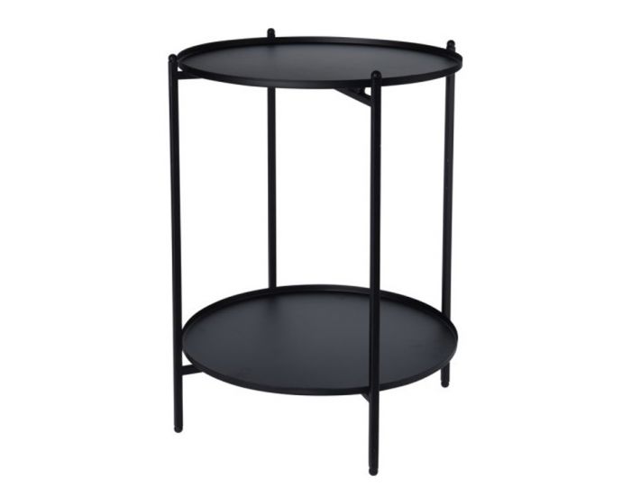 Bijzettafel 50cm zwart