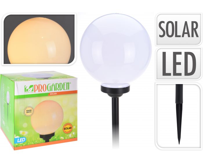 Solar bal warm wit - 25 cm