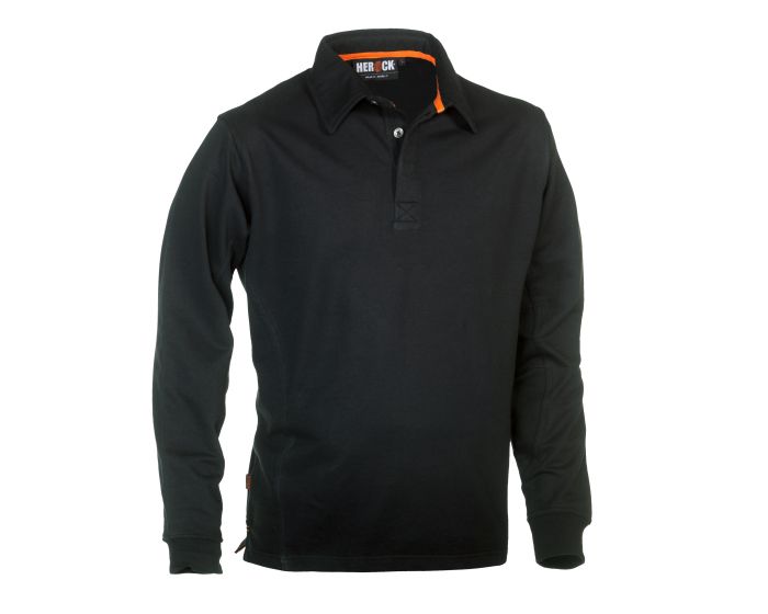 Herock Troja Polo Long Sleeves Zwart M