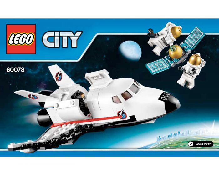 LEGO City Space Shuttle Hulpvoertuig - 60078
