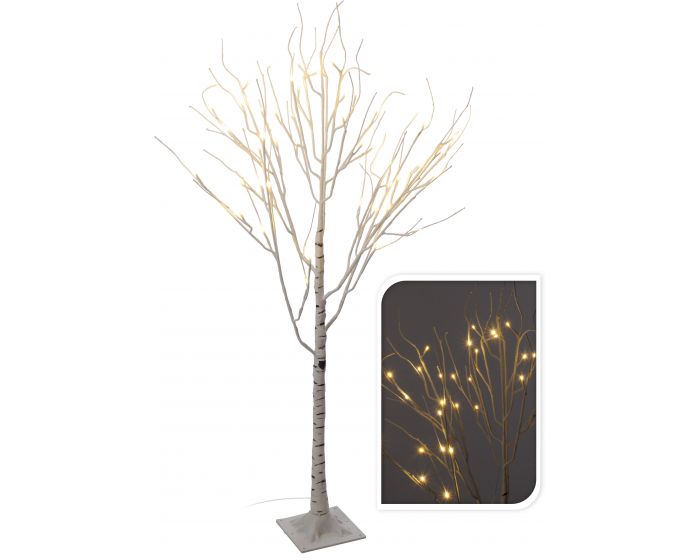Berkenboom met 48 LED 120cm