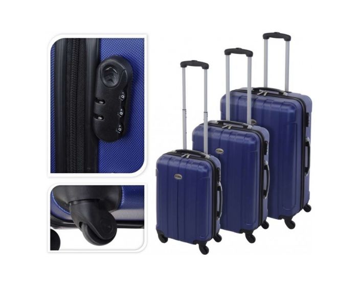Koffer blauw - 97 liter