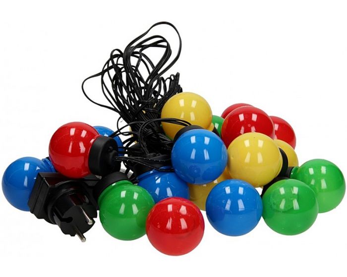 Feestverlichting 20 LED-lampen multicolor