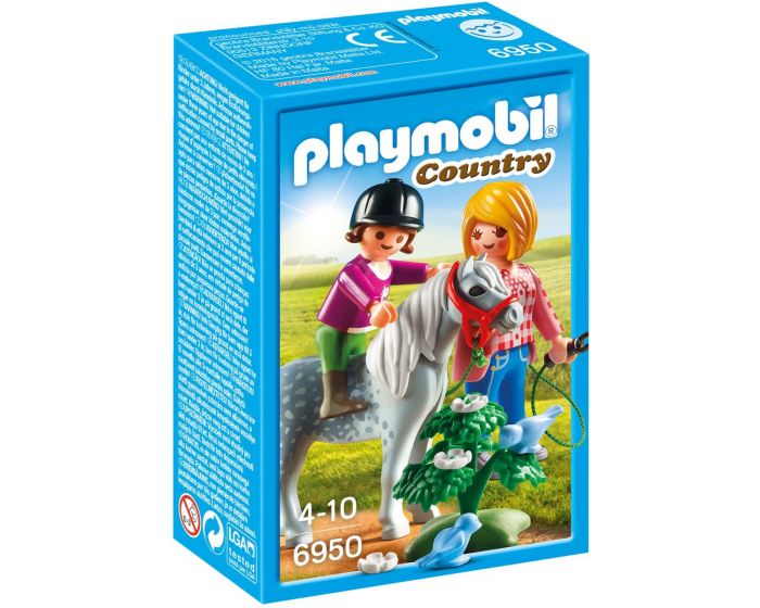 Playmobil Ponyrijden met mama - 6950