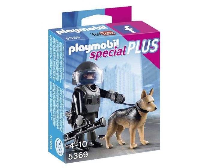 Playmobil Speciale politieagent met speurhond - 5369