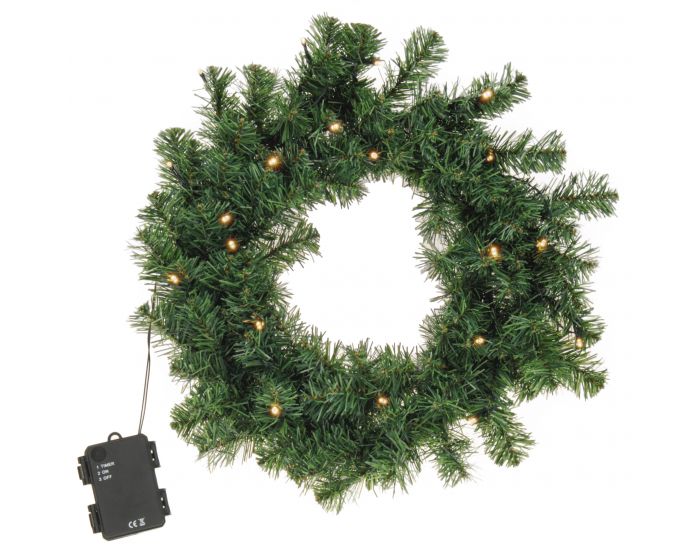 Krans 40CM 100 takjes met LED