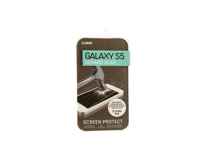 Screenprotector Samsung Galaxy S5 gehard glas