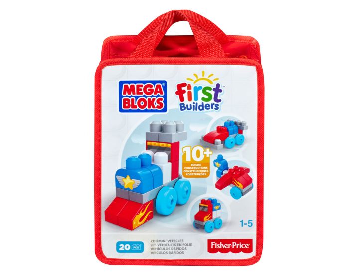 Mega Bloks First Builders supersnelle auto's 20-delig