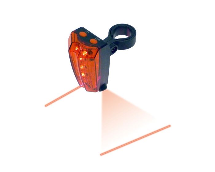 Achterlicht met laser