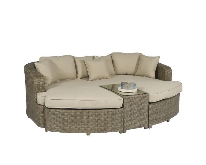 Pure Garden & Living Palma lounge eiland wicker - Naturel