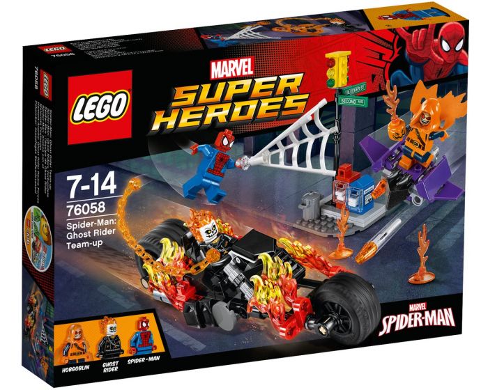LEGO Super Heroes Spider-Man Ghost Rider Samenwerking - 76058