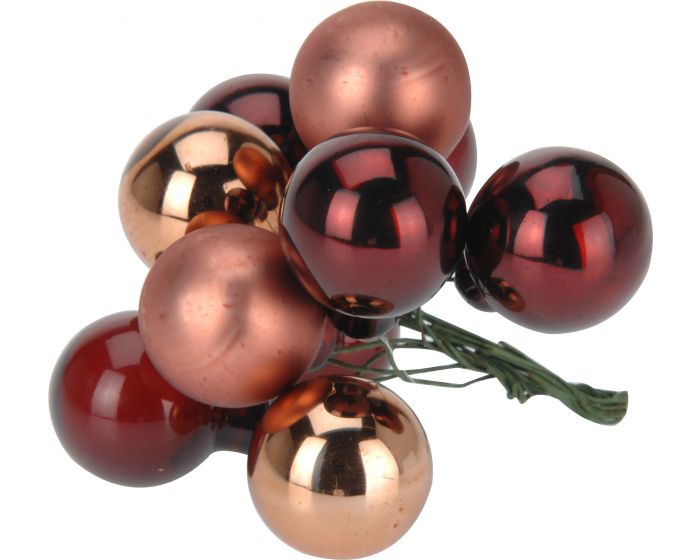 Kerstbal 10 x 25 mm