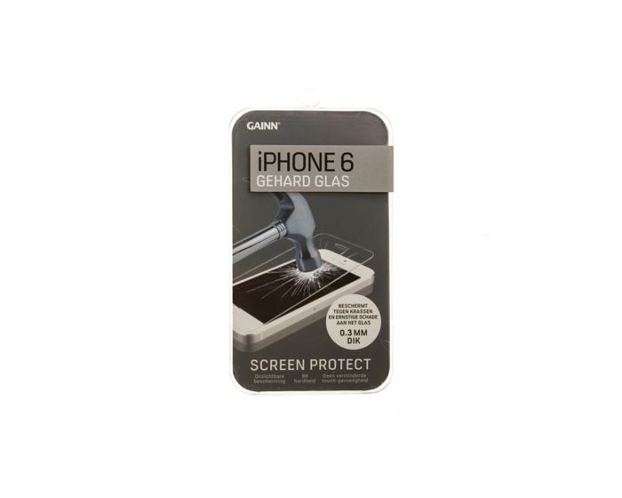 Screenprotector iPhone 6 gehard glas