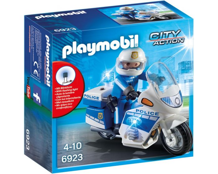 Playmobil Politiemotor met LED-licht - 6923