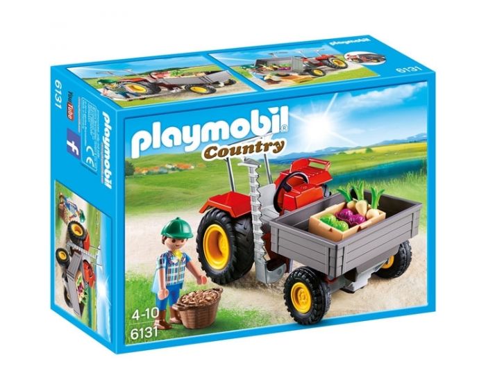 Playmobil Tractor met laadbak - 6131