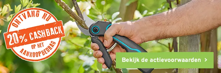 Gardena cashback actie