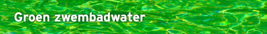 Advies groen zwembadwater