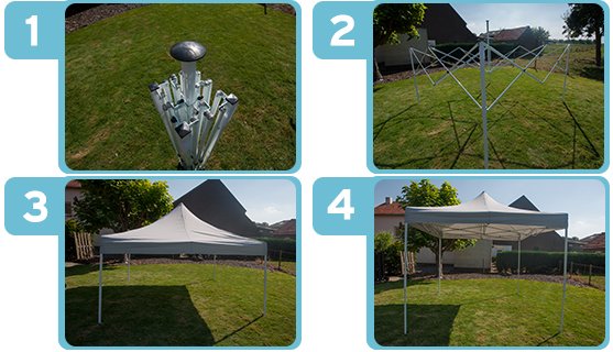 Easy up partytent