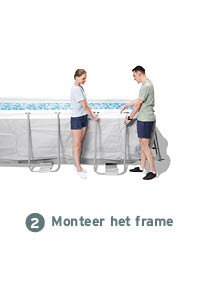 Bestway frame zwembad opzetten 2